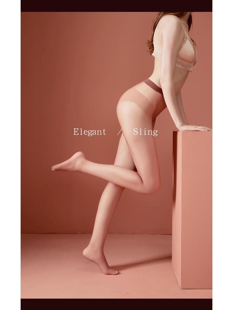 ZSJ-2431 Ultra-Thin Transparent Velvet Seamless Pantyhose for Women