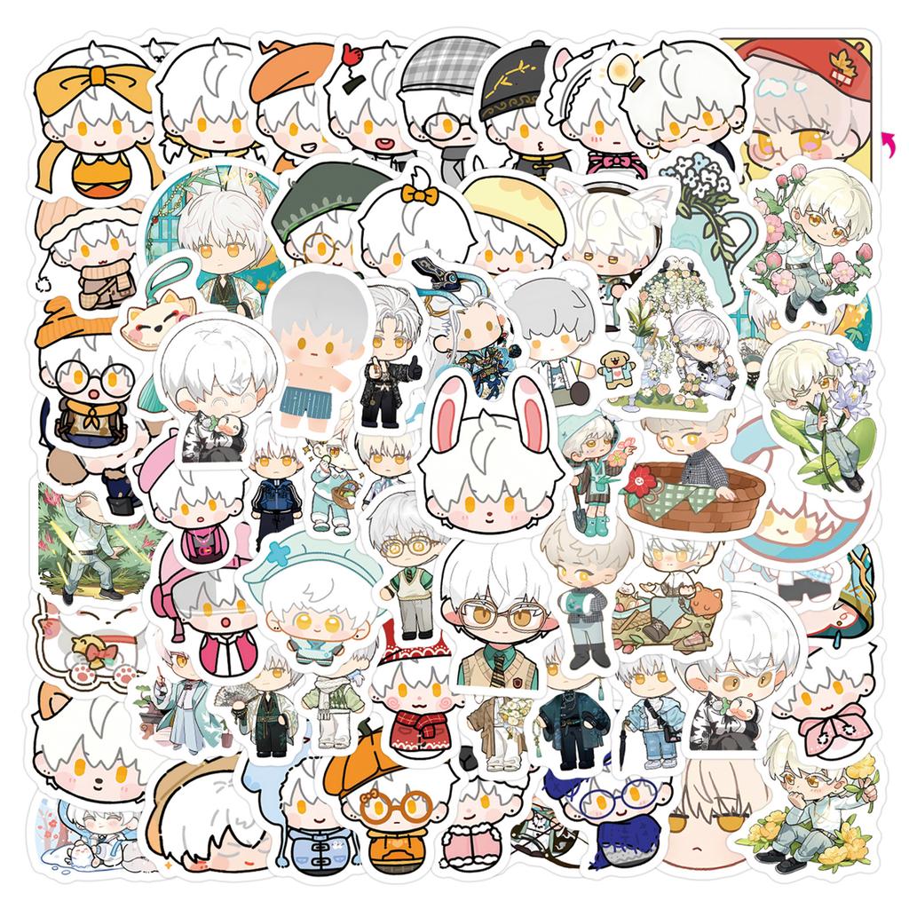 105 New Styles Qi Sili QQ People Graffiti Stickers Decorate Refrigerator Scooter Personalized DIY Stickers