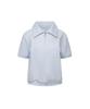 Raub Wide Collar Zip-Up T-Shirt_Light Blue