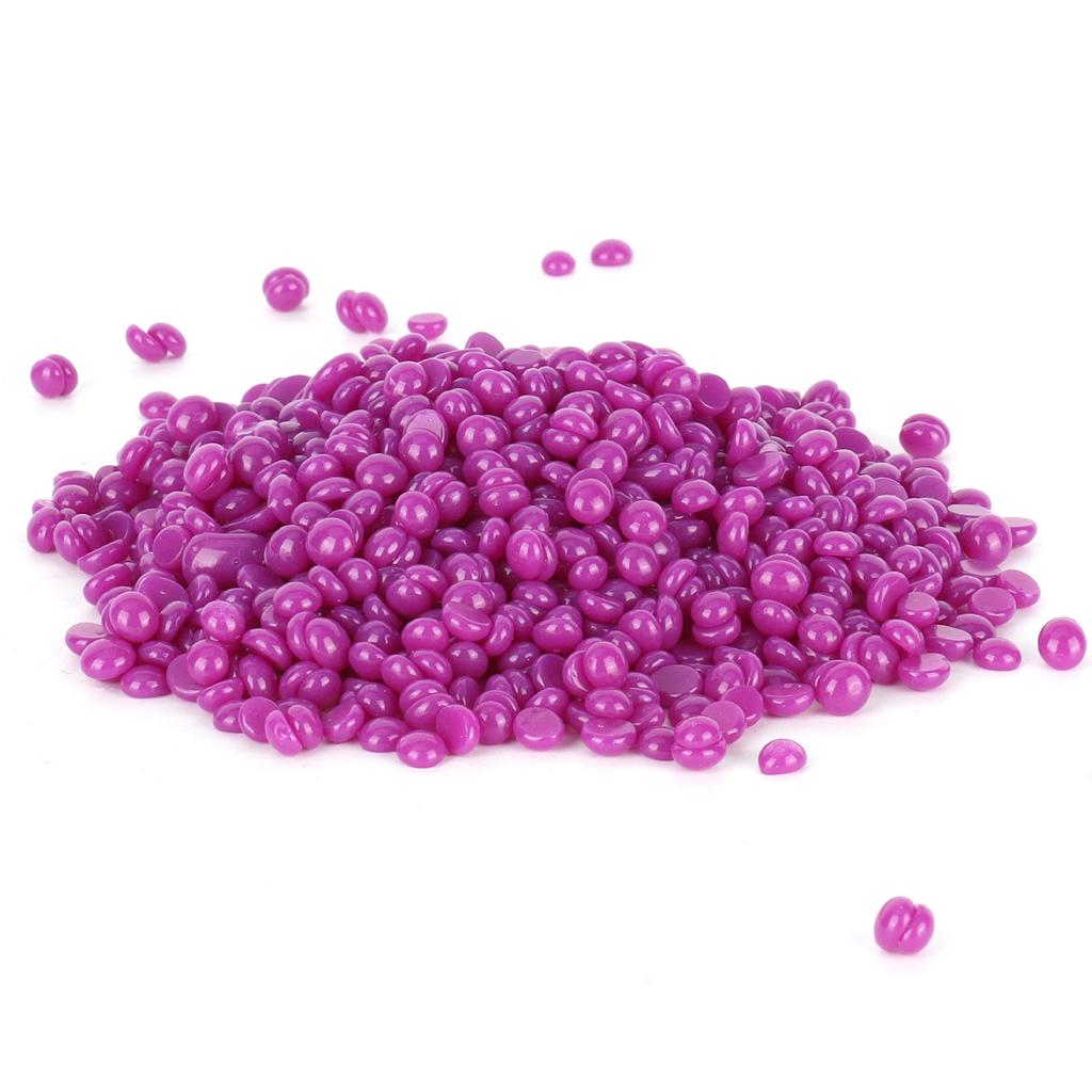 Herren Damen Haarentfernung Wachsbohnen Depilierwachsbohne für Gesicht Arm Rücken Beine 50gViolett