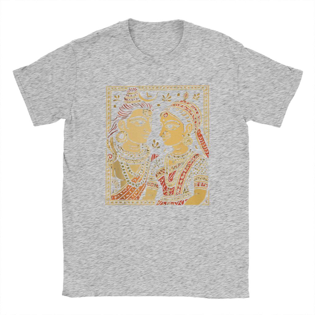 Lord Shiva Durga Hindu God Mahadeva Goddess TShirt Summer Cotton TShirts For UnisexsHarajuku Pattern Tshirt Streetwear Tops