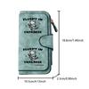 Japanese style cat print long zipper wallet large capacity card holder unisex clutch bag fashionable zippered coin purse suitable for daily travel