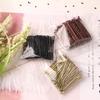 Einwort-Clip-Tasche Haarspange, Niedliche weibliche Kopfbedeckung, Einfache schwarze Haarspange, Wellenclip, Haaraccessoire für Kinder