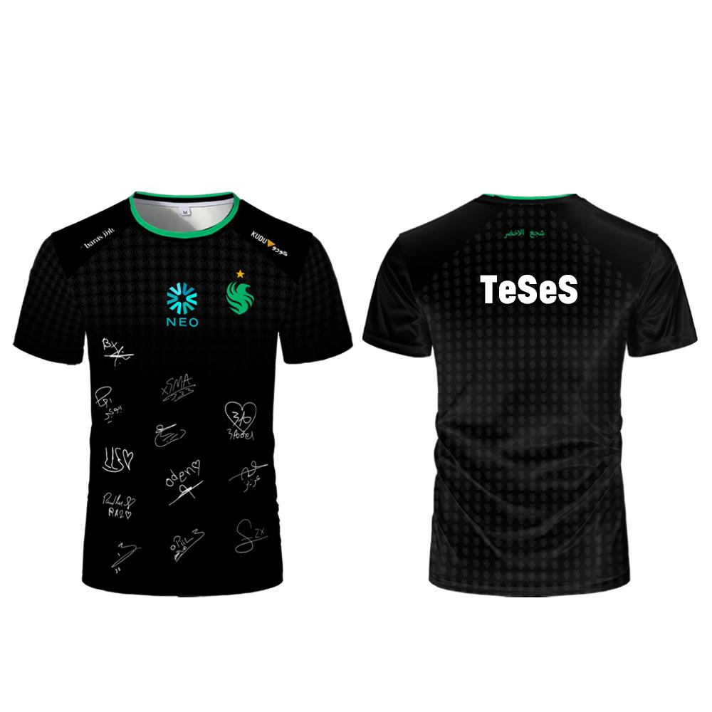 Niko Jersey T-shirt  CS2 Esports CSGO Falcons Team Training T-shirt Unisex Streetwear Summer Oversized Game Fans Uniform
