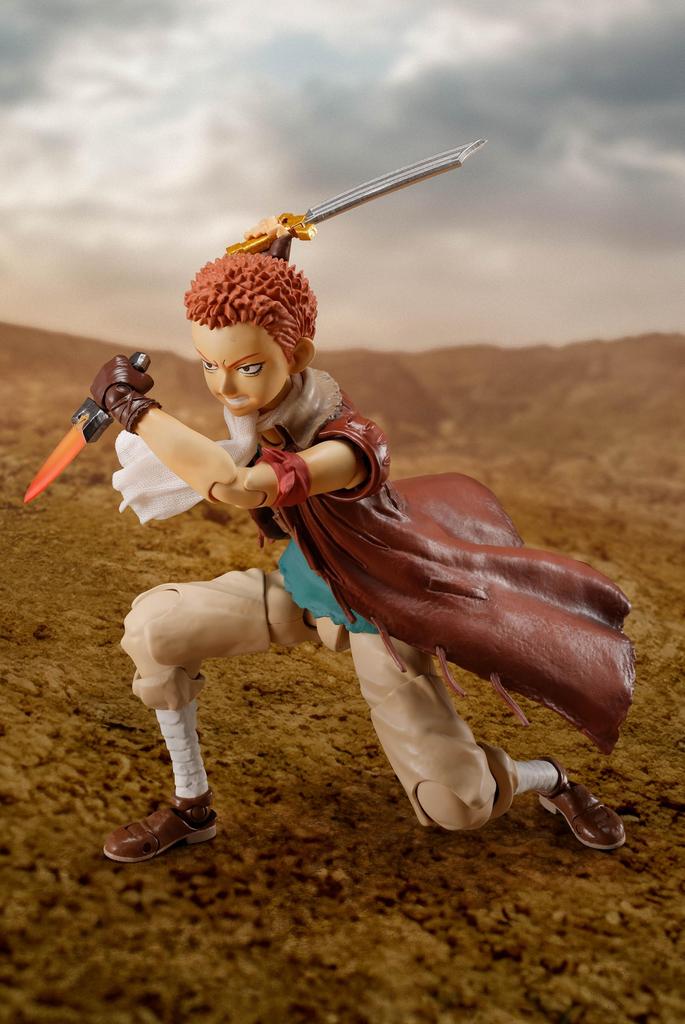 TAMASHII NATIONS Berserk Isidro 125mm figura mobile dipinta SHFiguarts circa. PVC&ABS&tessuto