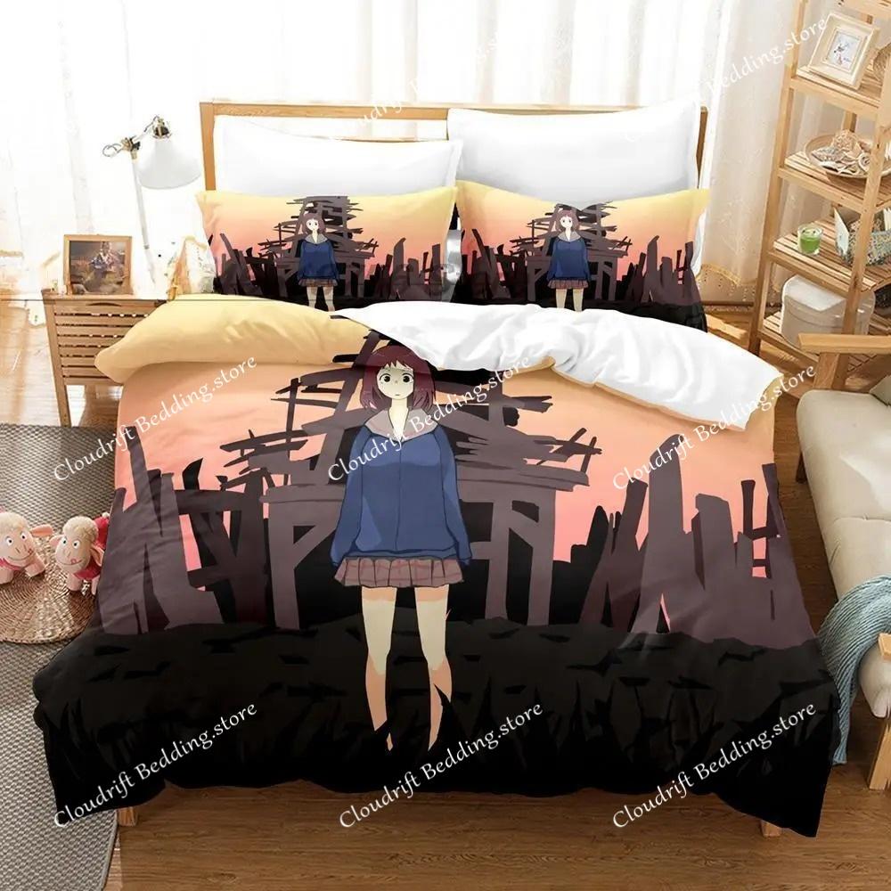 FAshion 3d Print Anime FLCL Bedding Set Single Twin Full Queen King Size Bed Set Adult Kid Bedroom Duvetcover Sets Home Textiles