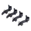 4Pcs Drum Microphone Clip Height Adjustable Shockproof Microphone Drum Mount Mic Holder