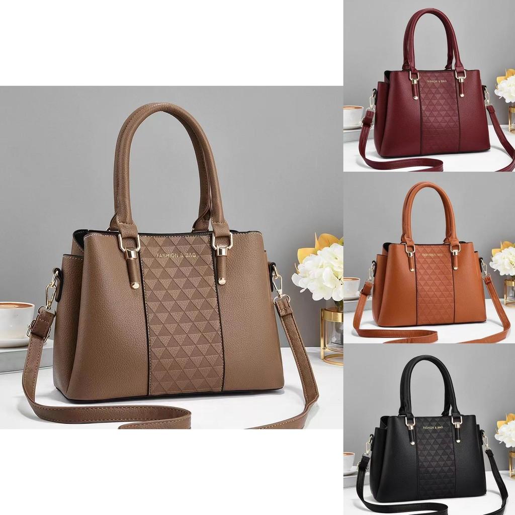 Stylish And Spacious Mama Bag Trendy Crossbody Handbag Versatile Shoulder Bag In Black Red And More