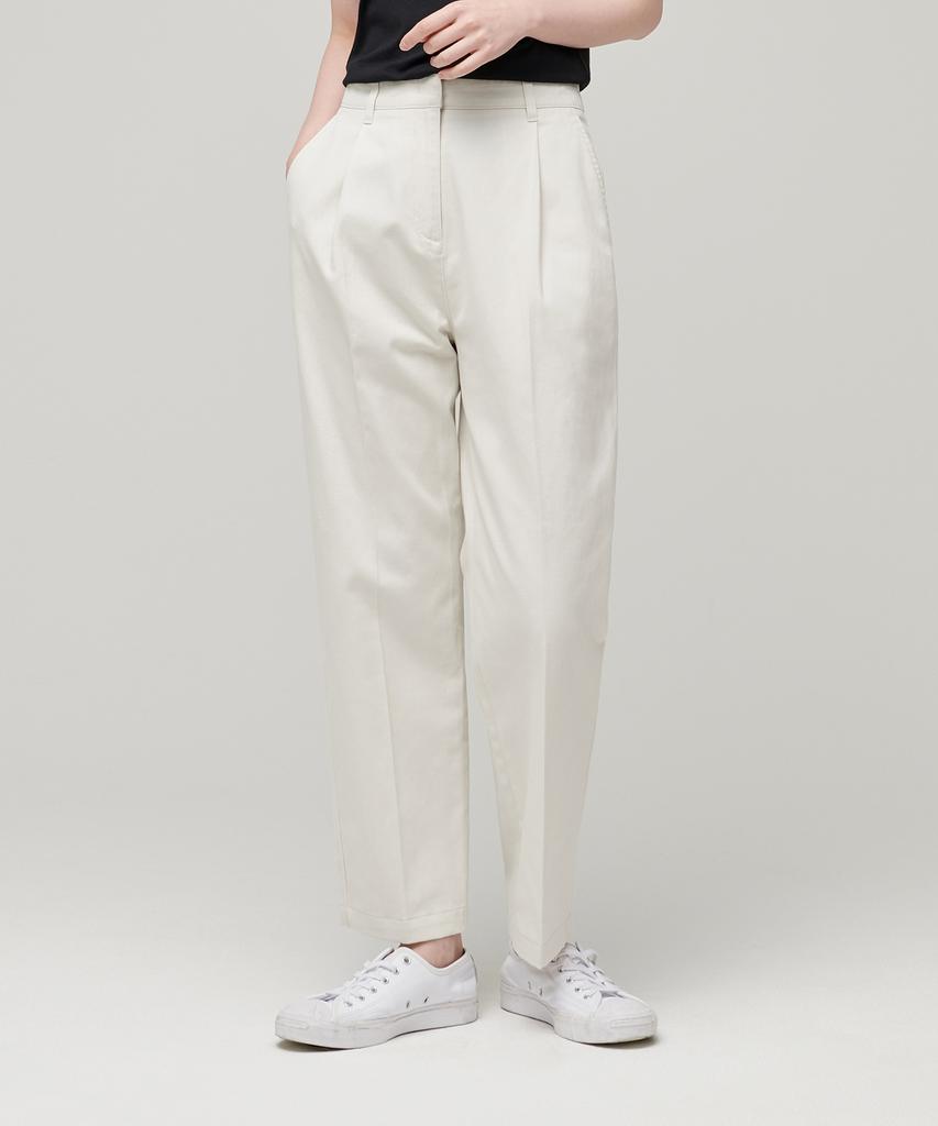 MUSINSA STANDARD WOMAN Women'S Tapered Chino Pants [Cream]