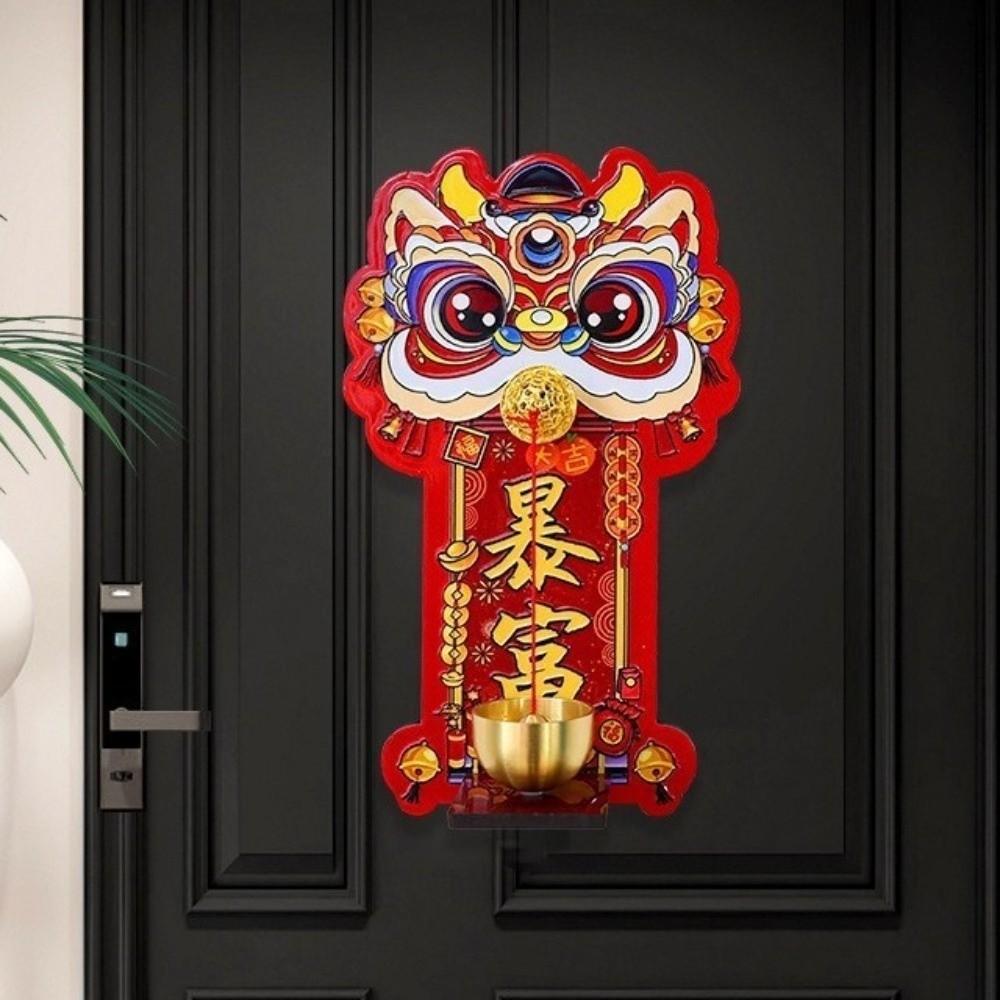 Creative Entrance Door Bells Magnetic Suction Chinese New Year Ornament  Living Room
