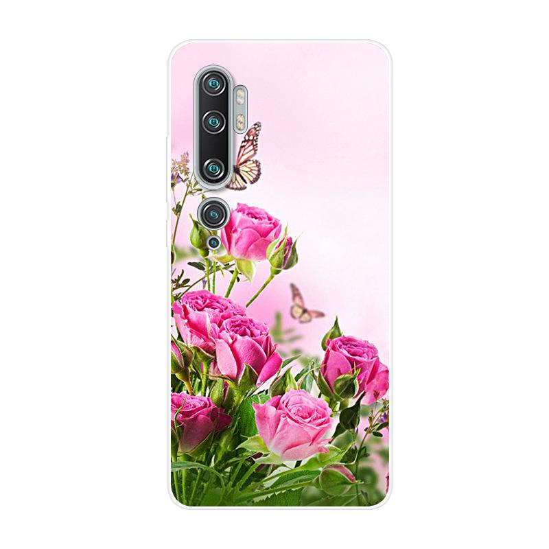 For Xiaomi Mi Note 10 Case Soft Silicone Back Cover Phone Case on For Xiaomi Redmi Note 10 Pro Coque For Xiomi Mi Note10 Pro