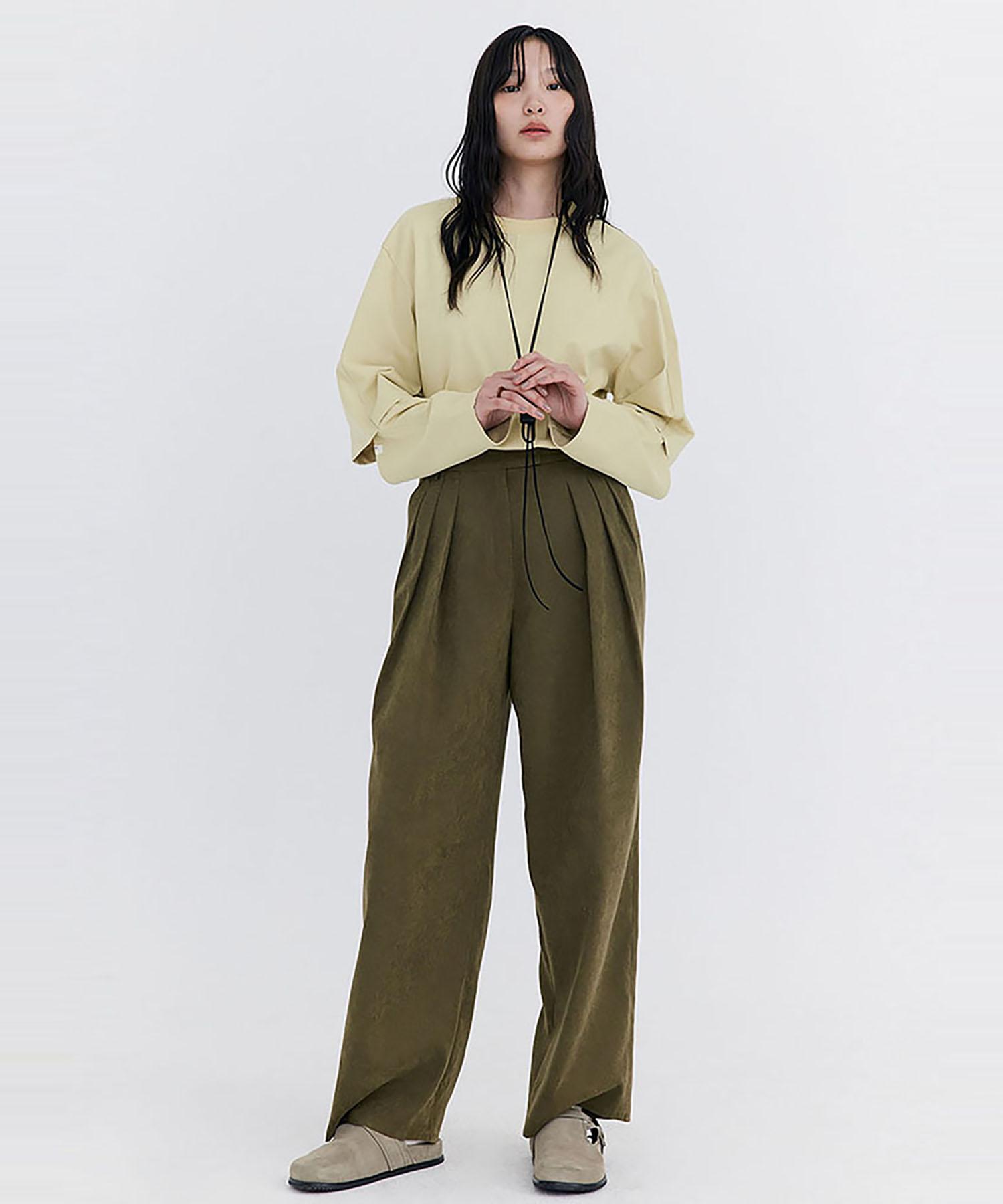 Bundercammer Open Point Boxy T-Shirt_Yellow Green M