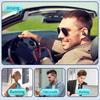 Open Ear Bone Conduction Headphones Wireless Bluetooth 5.4 Sports Clip On Earbuds 40 Hour Digital Display Charging Case Waterproof Running Earphones