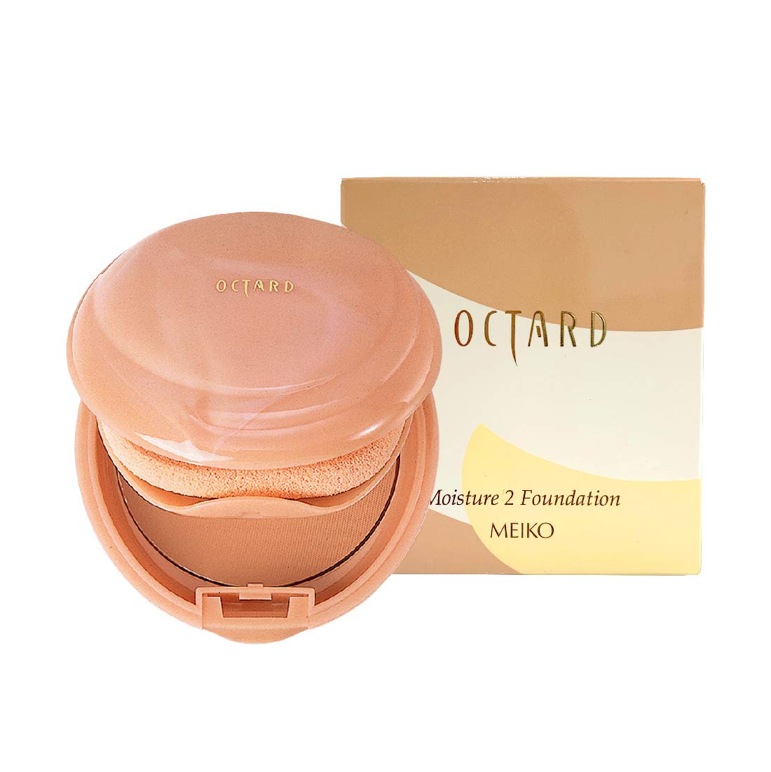 Foundation Moisture 2 840 Natural 12g (Cream Pact Beige Case Included Octard) [Meiko Cosmetics]