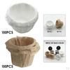 100 / of coffee Strainer Filter Paper Unbleached Portion for Machine Accessories