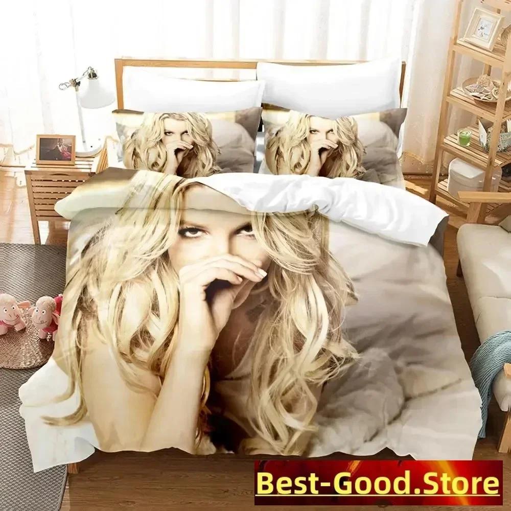 Popular Britney Spears Bedding Set Single Twin Full Queen King Size Bed Set Adult Kid Bedroom Duvetcover Sets Parure De Lit Bed