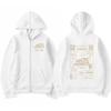 Rock Band Arctic Monkeys Music Tour Zipper Hoodies Men Women's Hip Hop Oversized Sweatshirts Long Sleeve Zip Up Jackets Hoodie