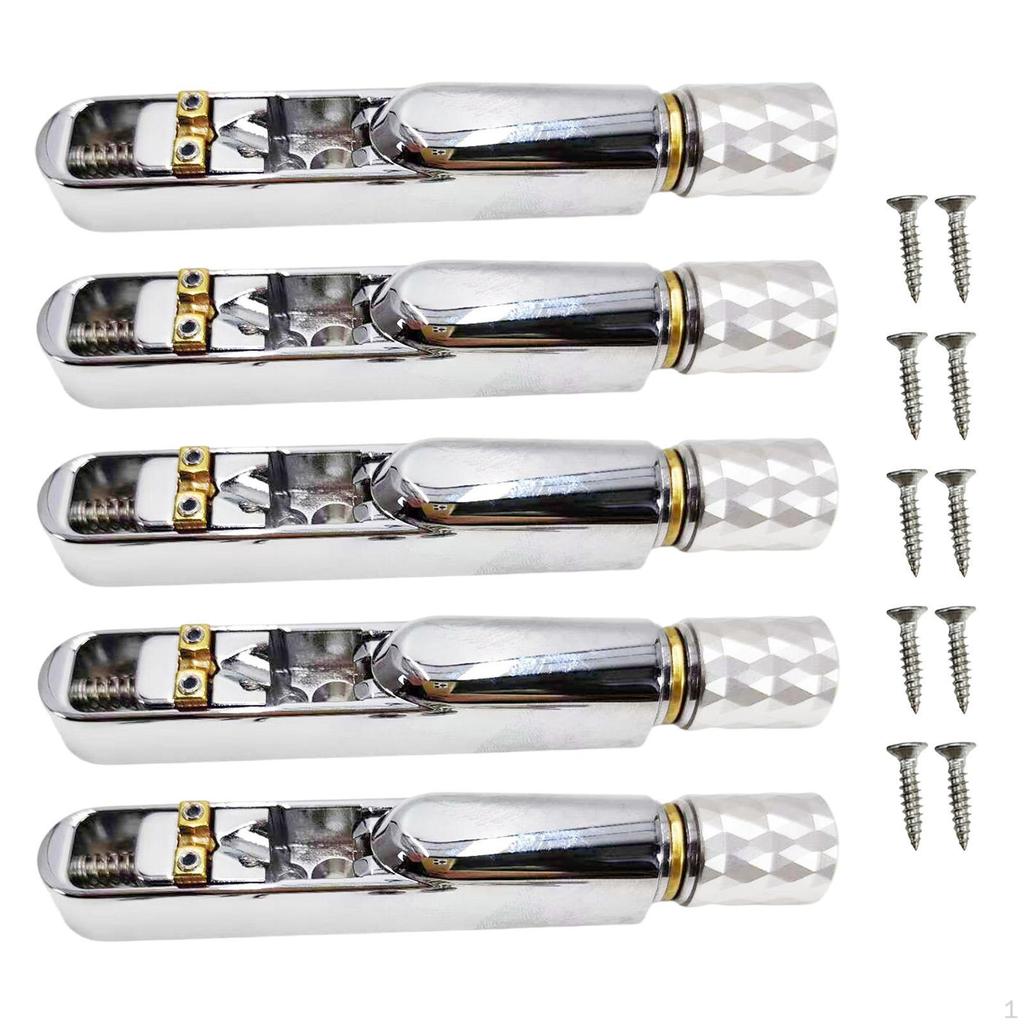 Electric Guitar Bridge & Tailpiece Set Parts Practical Single Saddle Musical