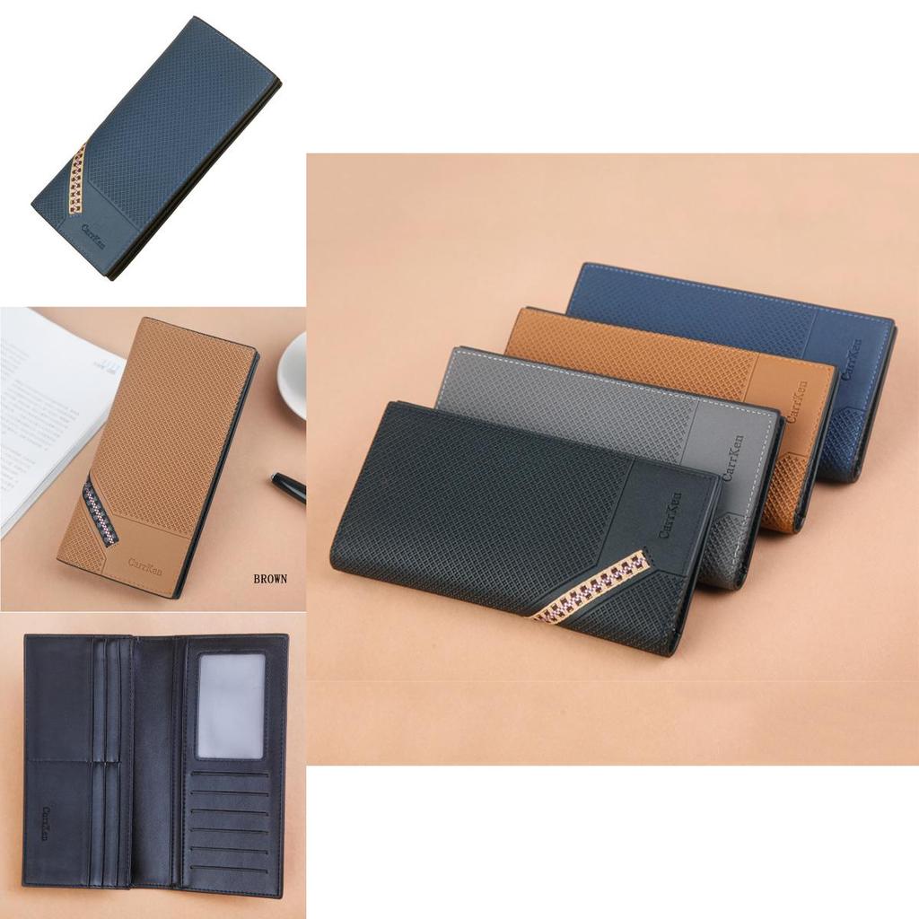 Premium Soft Pu Men's Leather Wallet With Bifold Design For Cash And Credit Card Storage