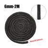 6/8/10/12mm 2M Fireplace Sealing Rope Gasket Cord Wood Burning Stove Door Fiberglass High Temperature Sealing Rope Replacement
