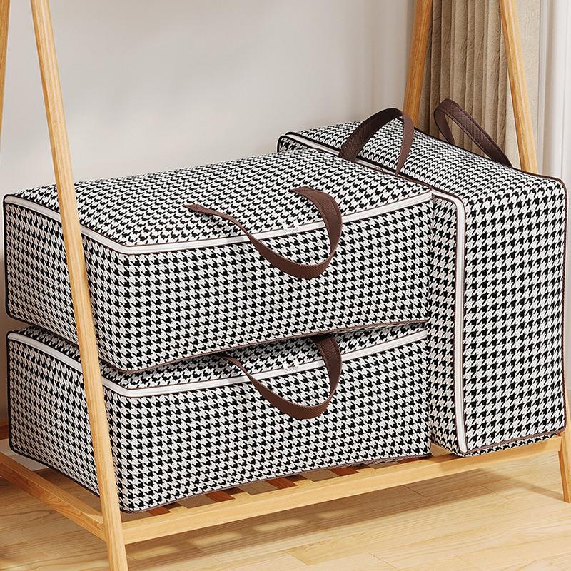 Large Capacity Storage Bag Waterproof Moisture Proof Clothes Quilt Storage Bag Foldable Travel Luggage Bag Wardrobe Organizer