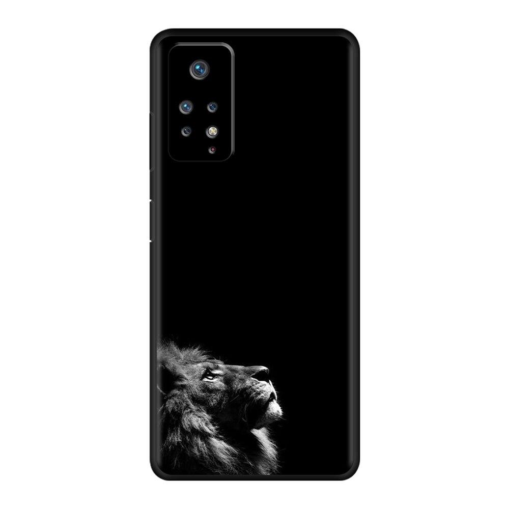 Official For Xiaomi Redmi Note K40 9T 7 10 9C 9 8 9S 9A 11 Pro K40S 10C 8T Celulares Fundas Beast Lion Wolf