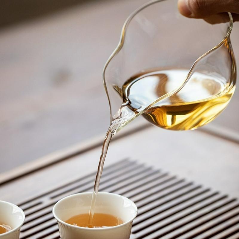 Japanese Style Heat-resistant Glass Fair Cup Kung Fu Tea Transperent Tea Separator Teaware Tea Ceremony Accessories 2025 New