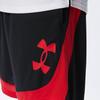 Under Armour Color Block Logo Print Casual Sports Shorts Men Shorts Black Red 1378332-002