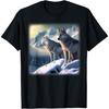 Wolves Wolf White Snow Mountains T-Shirt