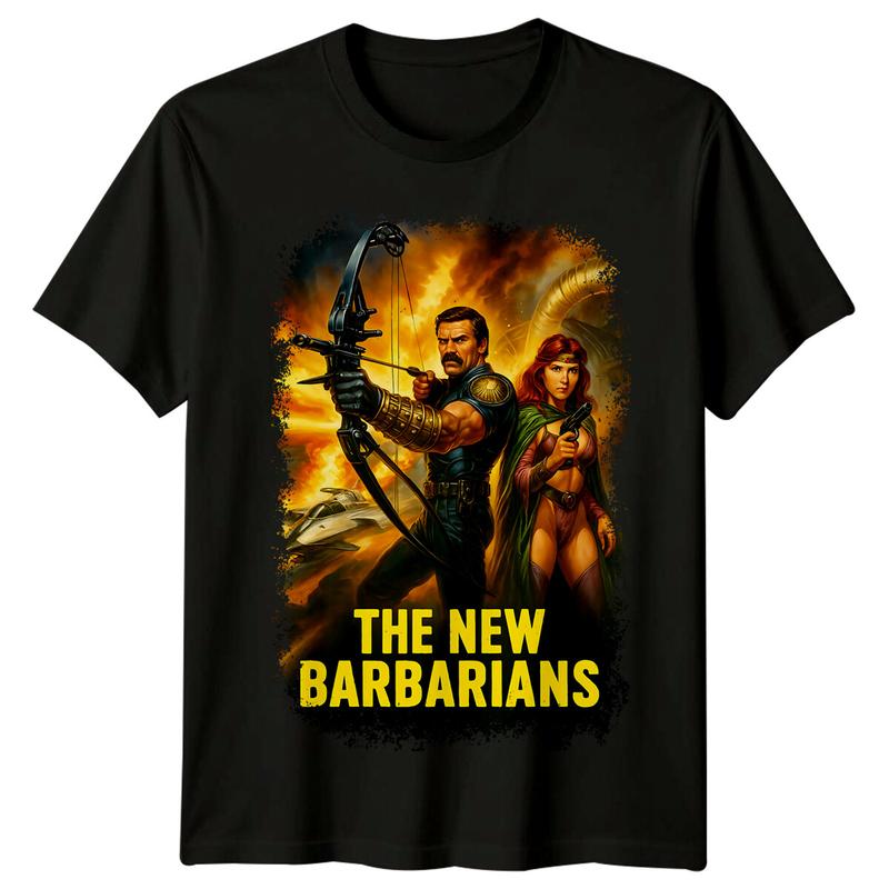 

The New Barbarians (1983) Movie Poster Inspired Unisex T-Shirt Retro 80s Tee S
