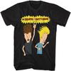MTV Beavis and Butthead 90s TV Beavis and Butt Head Rockin Adult Short Sleeve T-Shirts Graphic Tees