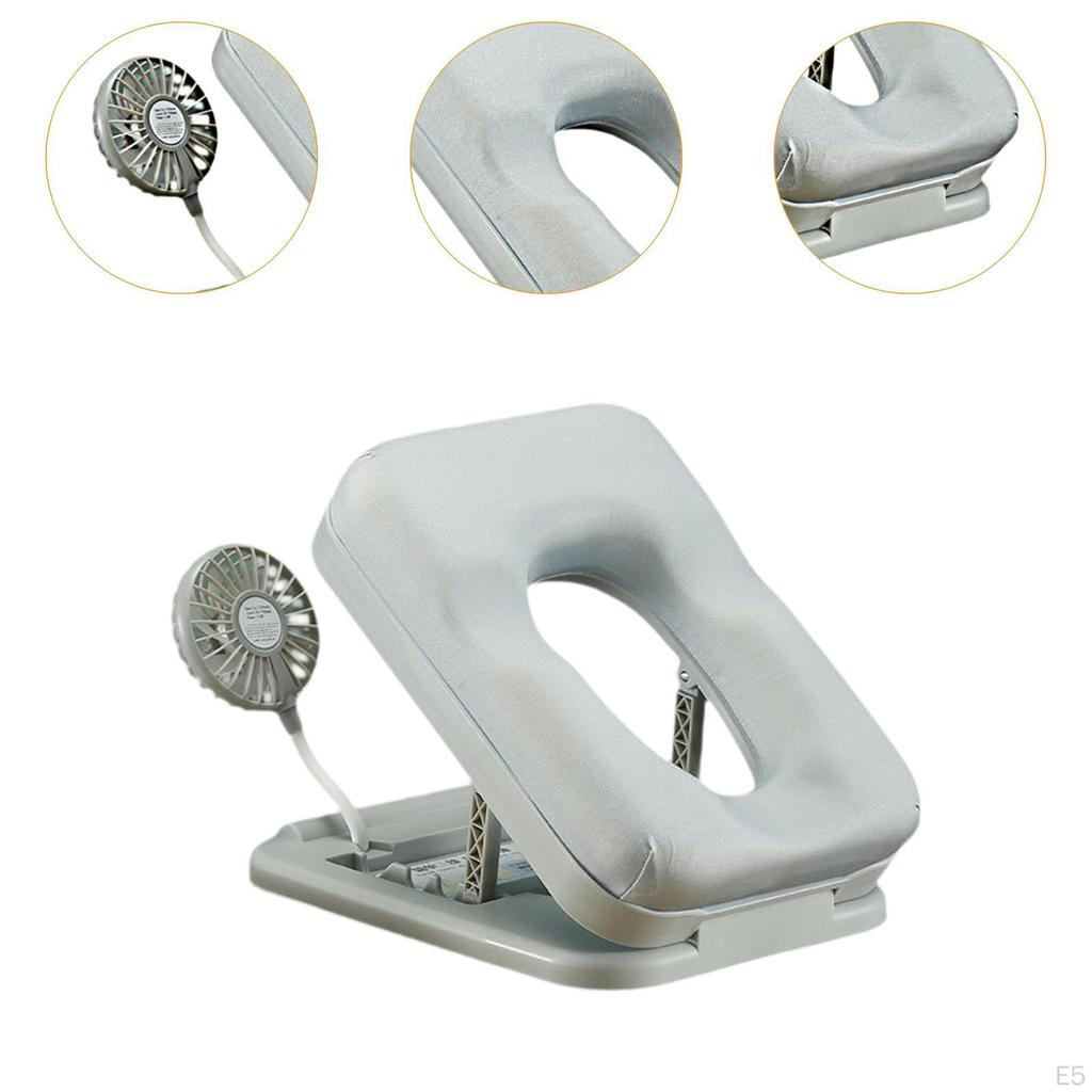 Papa Pillow with Fan Face Cradle Hollow Design Lightweight Multifunction Neck Cushion Sleep Sleeping