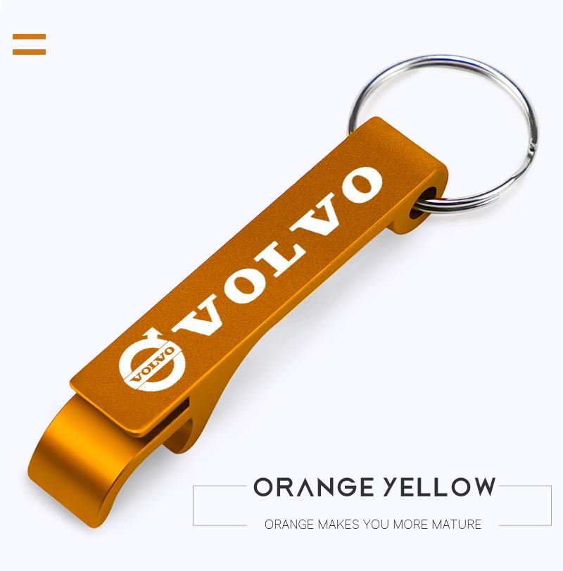 

1Pcs Portable Beer Bottle Opener Key Chain Accessories For Volvo XC90 V90 V60 XC60 V40 S80 S60 S90 C40 XC40 V70 XC70 C30 C70 помаранчевий