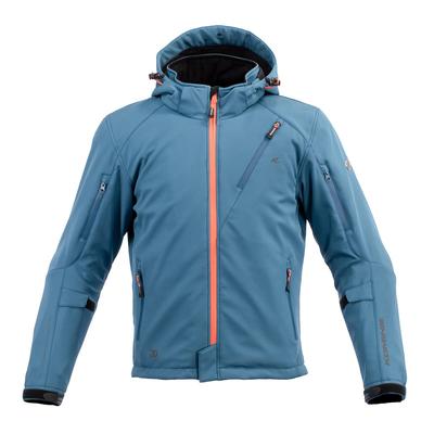 Motocyklová bunda Ochranná Softshell Zimní Parka IFU Neo Mallard Blue 2XL - JK-5792 07-5792