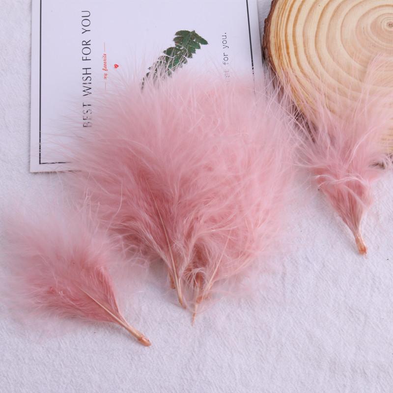 Blood vessel velvet feather turkey feather jewelry cat toy cat stick handicraft dream catcher decorative material