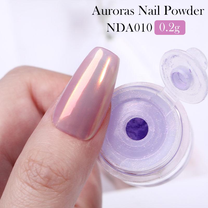 Silver Nail Glitter Powder Metallic Effect Pigment UV Gel Polish Flakes Dust Manicure Decoration Nails Accessories