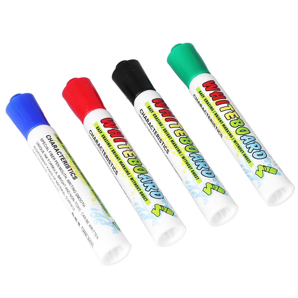 4 Colors Watercolor Markers, Small Portable Art Markers for Kids and Adults, with Premium Ink for Graffiti on Fabric, Wood and Glass