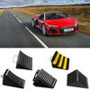 Anti-slip Auto Parking Wedges Car Stopper Tire Block Rubber Wheel Chock Support Pad Car Trailer Wheel Chock With Handles