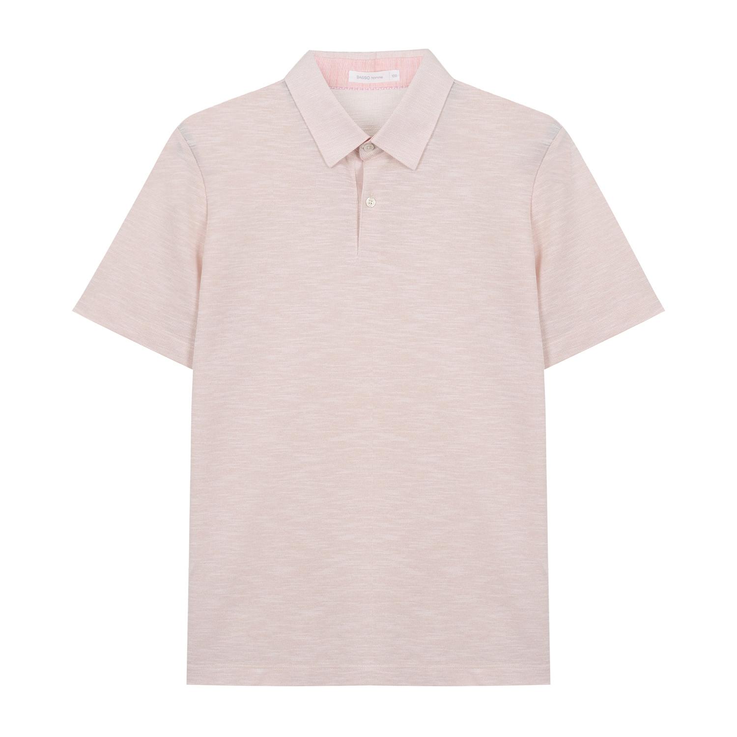 Basso Homme Dry Touch Short Sleeve Collared T-Shirt (Wsy2Kt33A) Or/95
