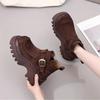 Thick-stitched Women's Retro Shoes, Heightening Short Boots, New Style, Versatile Women's Boots