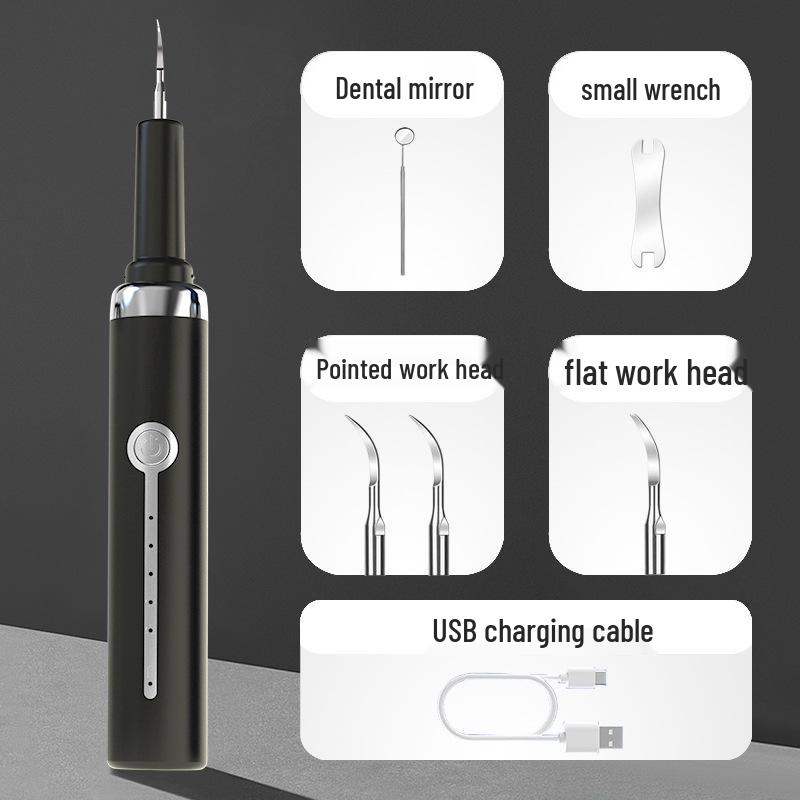 Portable Ultrasonic Water Flosser and Tooth Cleaner