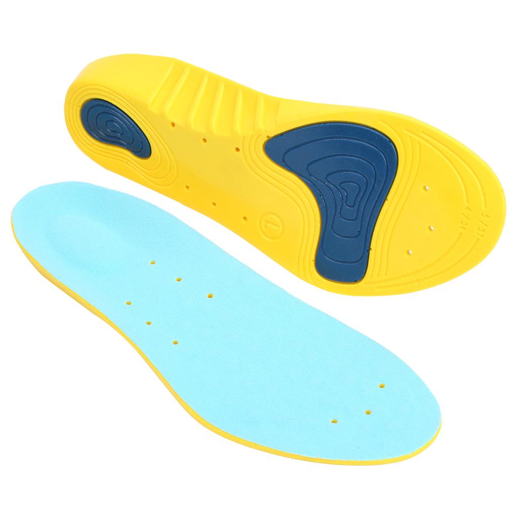 2Pair Foot Support Soft Insoles Sports Breathable Elastic Shoe Pad Running Shoe InsertsM