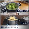 Double Round Stainless Steel Filter Mesh Thickened Multifunctional Frying Basket Colander Baking Cooking Tools Restaurant