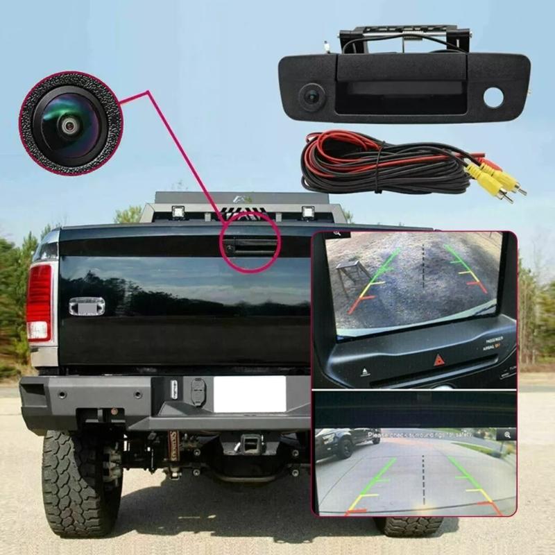 Autozubehör für 1500 2500 3500 Heckklappengriff Rückfahrkamera 68197873AA Ersatz-Rückfahrkamera