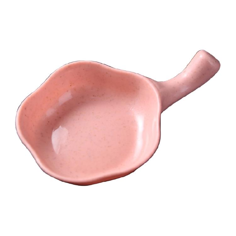 

Flower Shaped Seasoning Dishes Wheat Straw Kitchen Housewarming Gift for Friend 1 розовый