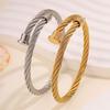 Cable Wire Nails Girls' High-end European and American Fashion All-match Bracelets
