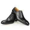 Men's Shoes Office Wear Luxury Designer Formal Business Oxfords Genuine Geather Fashion Casual Pointed Toe Male Wedding Brogues