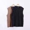 Men's Retro Washed Distressed Sleeveless Pure Cotton Tank Top - Loose Fit, Plus Size, Summer Casual Wear