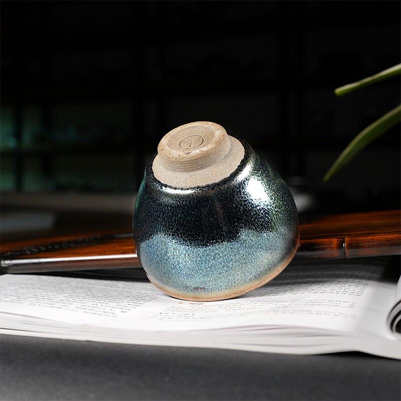 Jianzhan Hand-in-Hand Pair Teacup Set