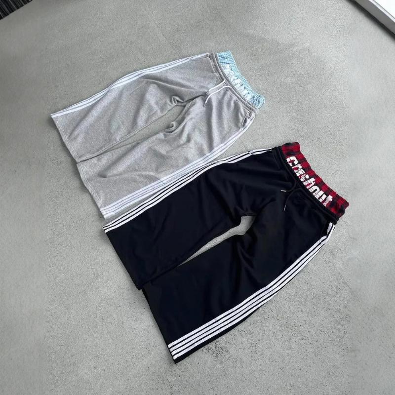 European and American Hip-hop Street Y2K Double Waisted Casual Sports Style Fashionable and Personalized Men's and Women's Pants